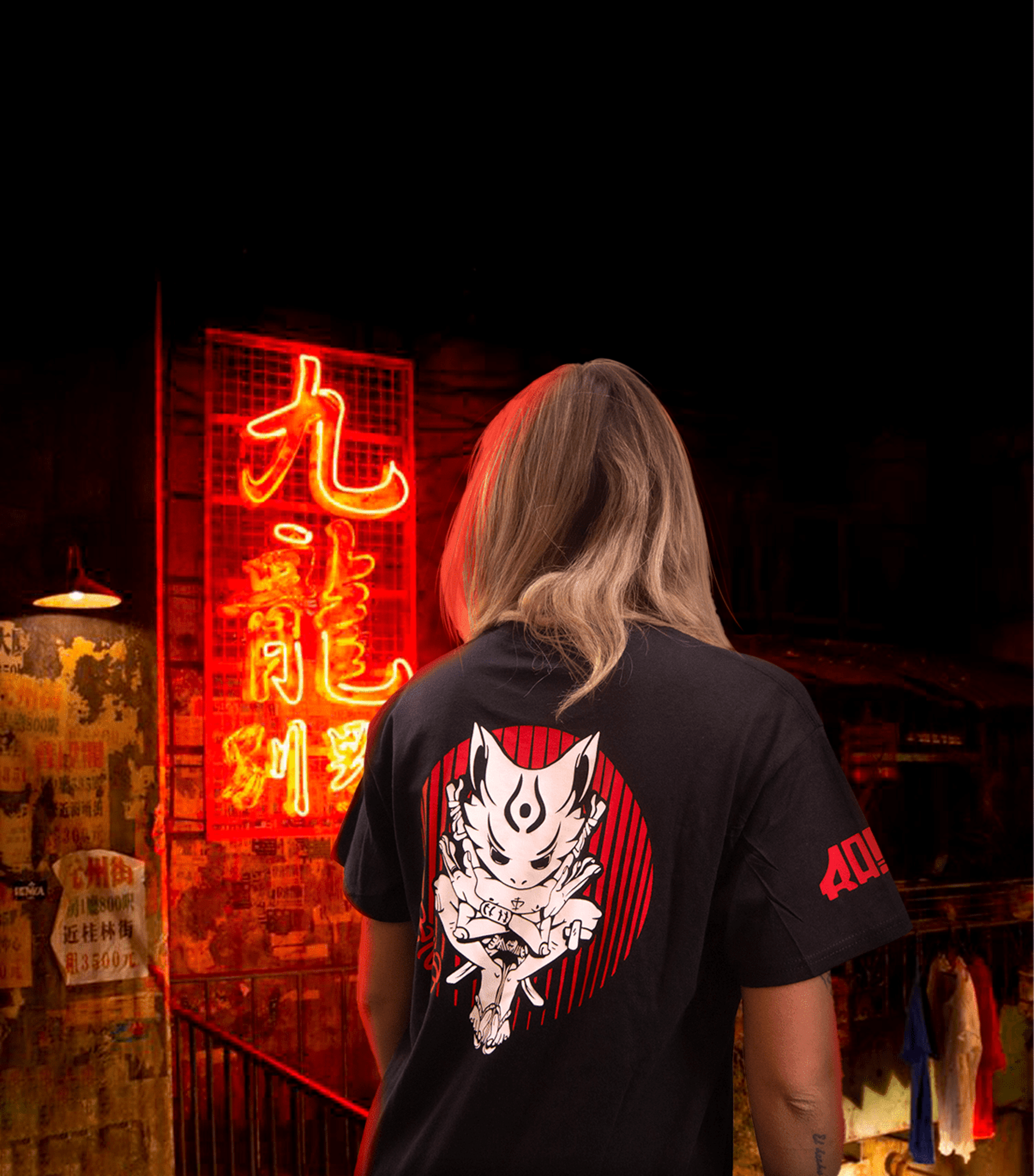 Camiseta | Ninja Kitsune | Punk Ravers - 1